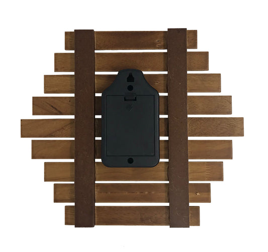 Horizontal Slotted Wall clock